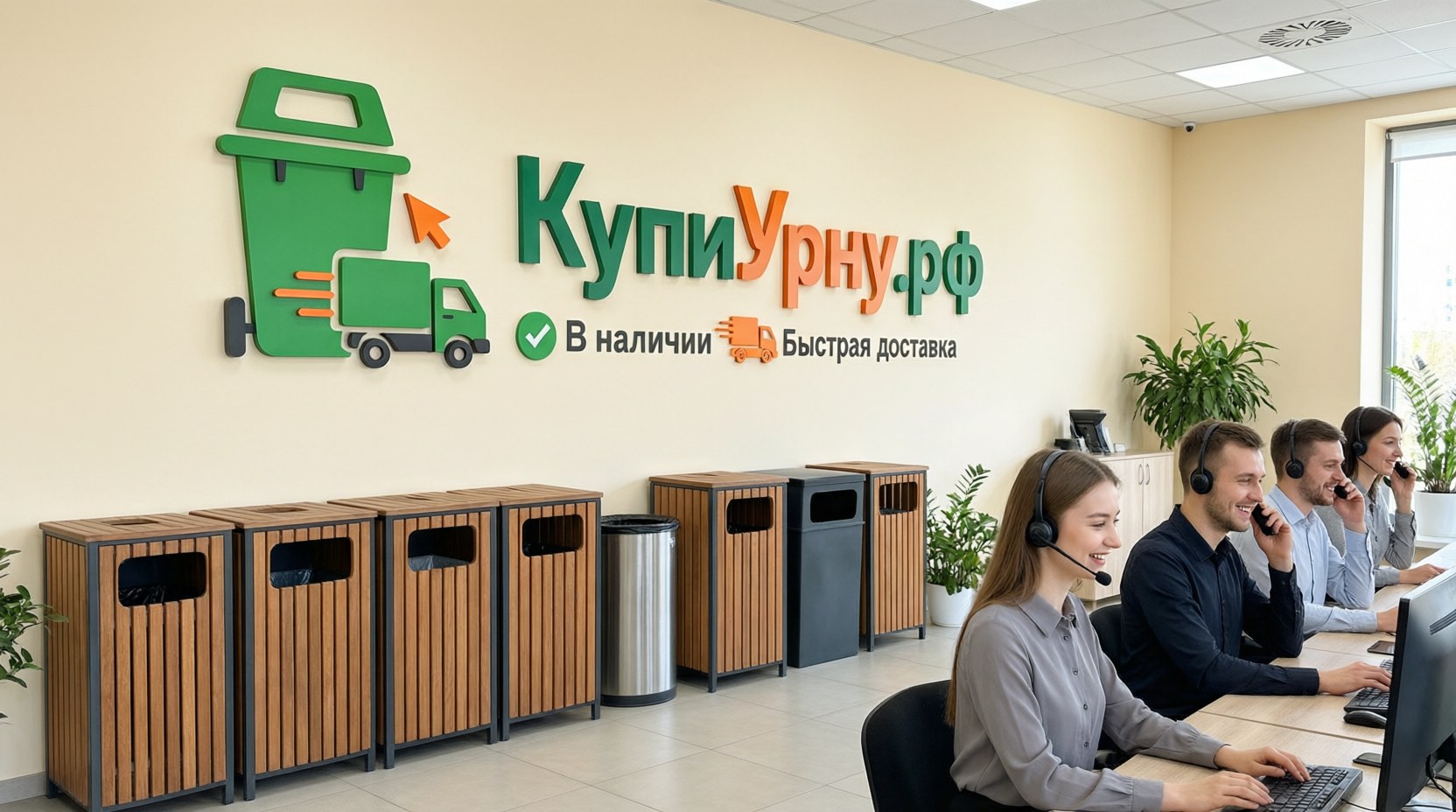 КупиУрну.рф — уличные урны в наличии, отгрузка в день оплаты